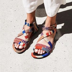Kwame Baah Ama-Badu Kente Cloth Sandal